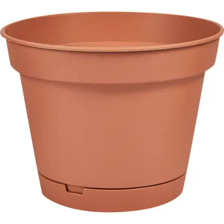 Горшок цветочный Homver Mint ø185 h14.2 см v2.3 л пластик терракотовый