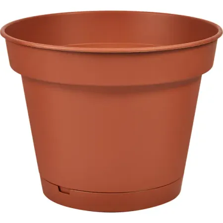 Горшок цветочный Homver Mint ø240 h18.4 см v5 л пластик терракотовый