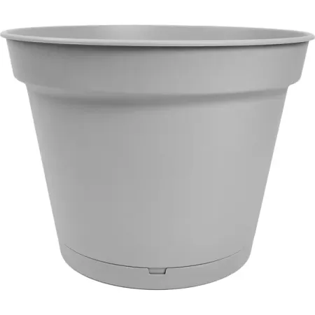 Горшок цветочный Homver Mint ø380 h28.6 см v20 л пластик серый горшок гончар скарлет 3 бело серый d 12 см h 13 см v 1 2 л