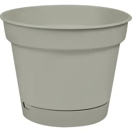 Горшок цветочный Homver Mint ø185 h14.2 см v2.3 л пластик серый горшок гончар скарлет 3 бело серый d 12 см h 13 см v 1 2 л