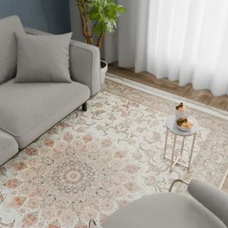 Ковер полиэстер Viyana 200x300 см цвет кремовый декоративный ковёр 200x300 см