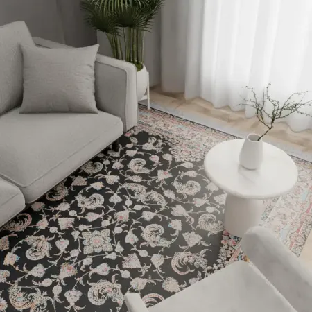 Ковер полиэстер Arnika 200x300 см цвет темно-синий