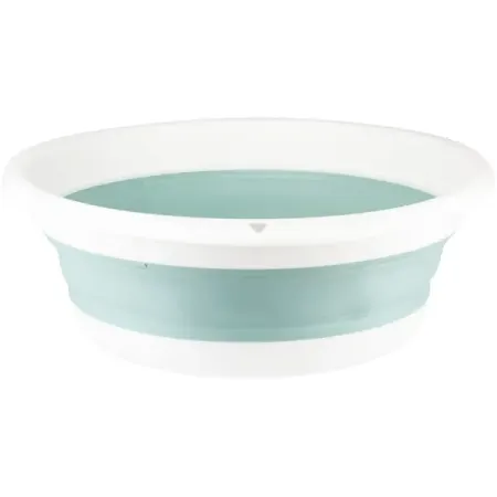 Таз складной Idea Флекс круглый 10 л полипропилен цвет тиффани