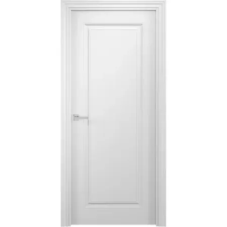 Дверь межкомнатная глухая Аляска 70x200 см финиш бумага цвет белый шелк без замка, без петель искусственные ы пион одуванчик шелк