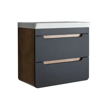 Тумба под раковину подвесная Окинава 70 см цвет графит 6 шт яйца 1 гнездо сказочный сад миниатюрная фигурка игрушки ремесла diy аксессуары искусственные птичьи гнезда имитация модели яйца модель