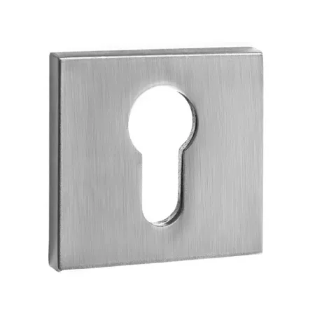 Накладка на цилиндр Puerto Slim ET AL 03 MSN 50x50 мм цвет супер матовый никель 2 шт.