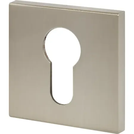 Накладка на цилиндр Puerto Slim ET AL 03 SN 50x50 мм цвет матовый никель 2 шт.