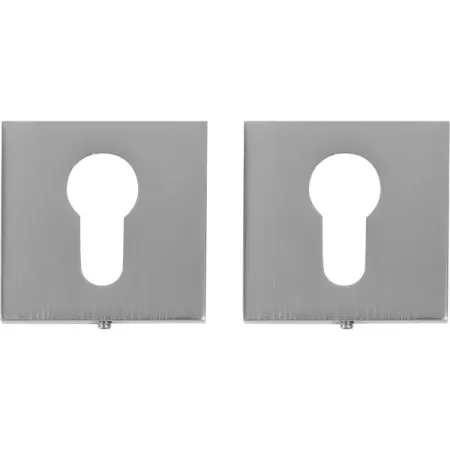 Накладка на цилиндр Puerto Slim ET AL 03 SSC 50x50 мм цвет матовый хром 2 шт.