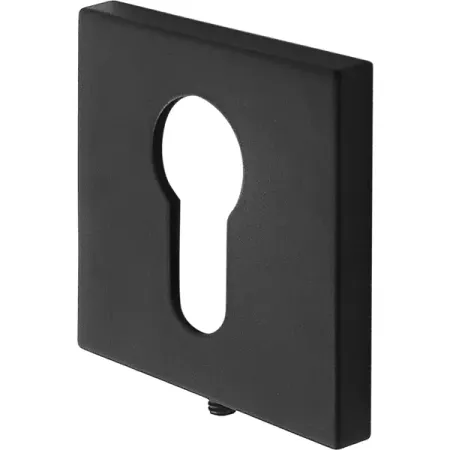 Накладка на цилиндр Puerto Slim ET AL 03 B 50x50 мм цвет черный 2 шт. 2 шт шлицевые энкодеры из алюминиевого сплава черного а