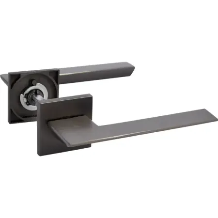 Дверные ручки Puerto Slim Латте без запирания цвет матовый черный никель насадка распылитель для крана матовый никель abs