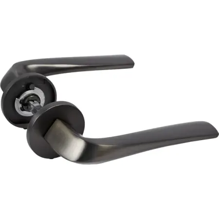 Дверные ручки Puerto Соффиони без запирания цвет матовый черный никель дверные ручки для tesla model 3 y juniper антифриз наклейки на ручку накладка морозостойкая дверная ручка из абс пластика 4 шт 2017 2023