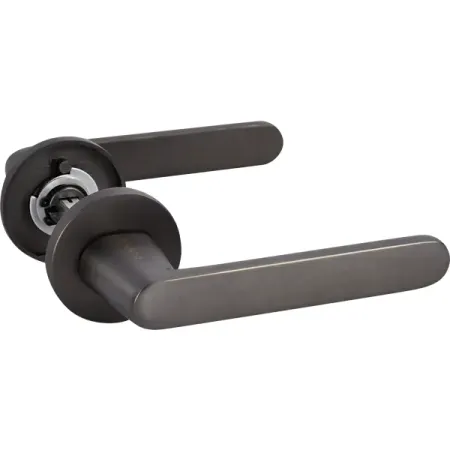 Дверные ручки Puerto Slim Фрапе без запирания цвет матовый черный никель дверные ручки для tesla model 3 y juniper антифриз наклейки на ручку накладка морозостойкая дверная ручка из абс пластика 4 шт 2017 2023