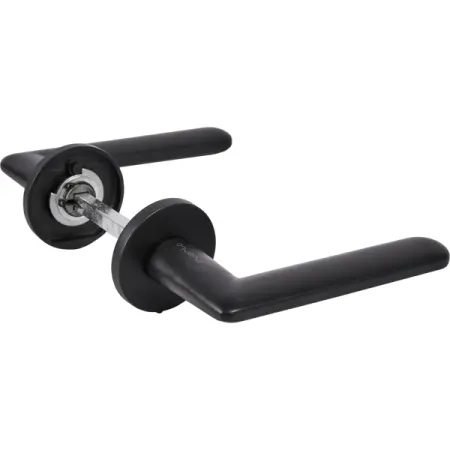 Дверные ручки Puerto Slim Ристретто без запирания цвет черный дверные ручки для tesla model 3 y juniper антифриз наклейки на ручку накладка морозостойкая дверная ручка из абс пластика 4 шт 2017 2023