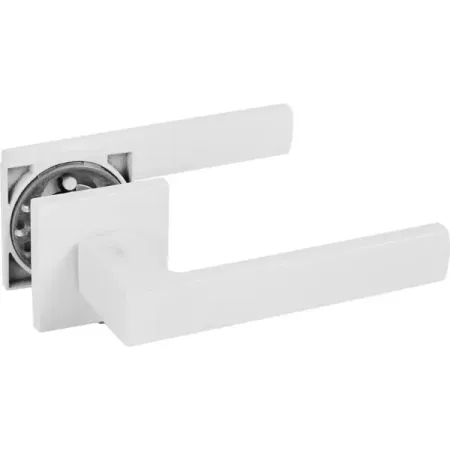 Дверные ручки Puerto Slim Куббаито без запирания цвет матовый белый ручка дверная на розетке зенит зщ2 07 белый