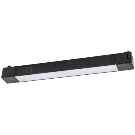 Трековый светильник линейный светодиодный Volpe Q281 20 Вт однофазный 7 м² цвет черный