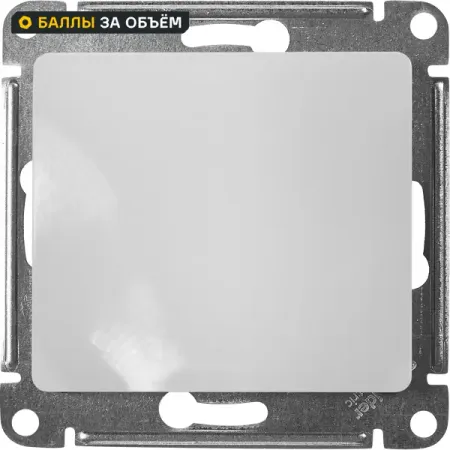 Вывод кабеля Systeme Electric Glossa цвет белый