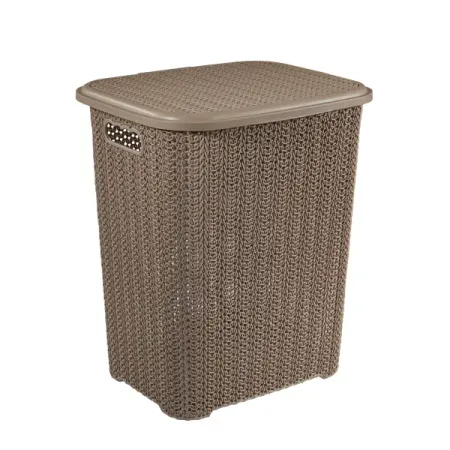 Корзина для белья Виолет Вязь цвет шоколад