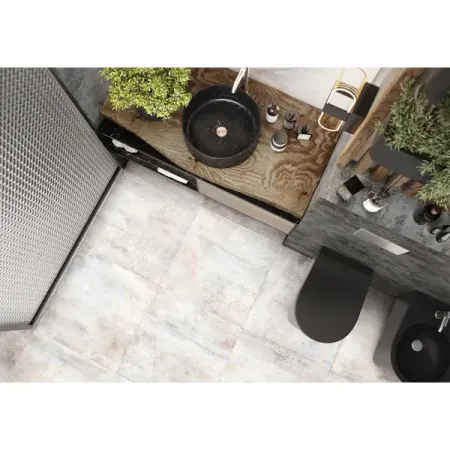 Керамогранит Alma Ceramica Oxide 60x60 см 1.8 м² матовый цвет бежево-голубой