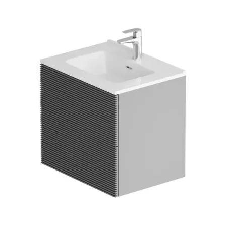 Тумба под раковину AM.PM Struktura подвесная 60 см МДФ/эмаль цвет графит 6 шт яйца 1 гнездо сказочный сад миниатюрная фигурка игрушки ремесла diy аксессуары искусственные птичьи гнезда имитация модели яйца модель