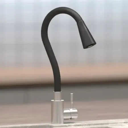 Смеситель кухонный Osgard общая высота 40 см цвет черный