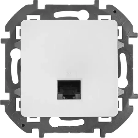 Розетка компьютерная RJ45 категория 5e UTP - Lexman Lilian - белый