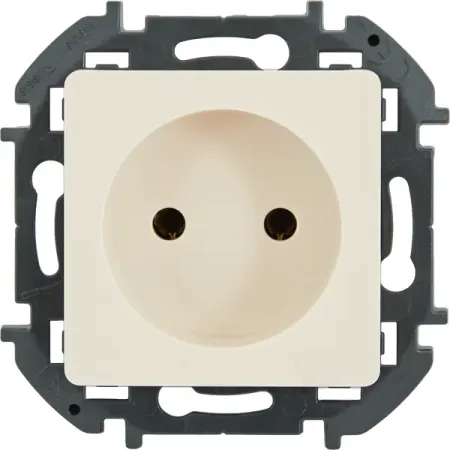 Розетка без заземления - Lexman Lilian - без шторок 16А 250В винтовые зажимы - слоновая кость