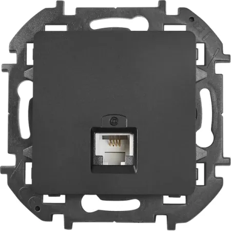 Розетка телефонная RJ11 - Lexman Lilian - антрацит