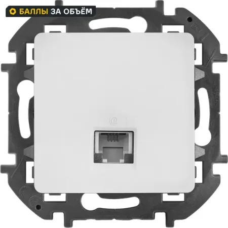 Розетка телефонная RJ11 Lexman Lilian цвет белый fshh тестовый разъем sop8 soic8 белый