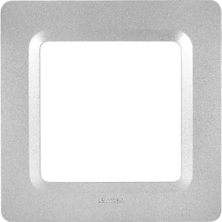 Рамка для розеток и выключателей Lexman Lilian Modern 1 пост цвет алюминий елена вячеславовна скурко пост право