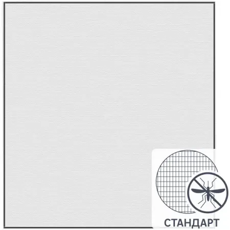 Москитная штора на липучке 1500x1500 мм черная