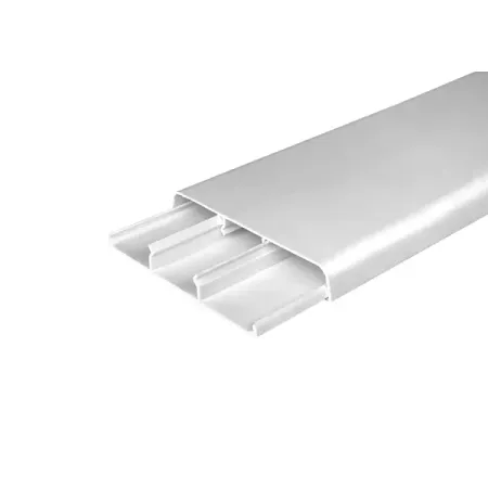 Наличник с кабель-каналом 2200x70x10 мм цвет белый