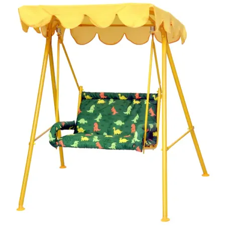 Качели детские Чебурашка металл желтый/зеленый детские подарочные пакеты с принтом тигра