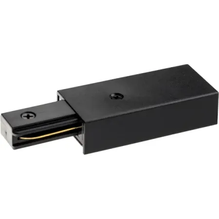 Коннектор питания Ritter 59756 2 для трекового шинопровода встраиваемого боковой цвет черный