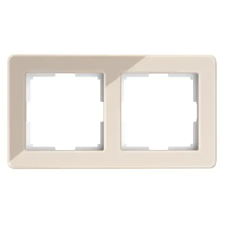 Рамка для розеток и выключателей Werkel W0022743 2 поста цвет айвори