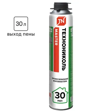 Пена монтажная профессиональная Технониколь Master Profi выход пены 30 л летняя 450 мл ei силовой трансформатор 20ва двойной выход