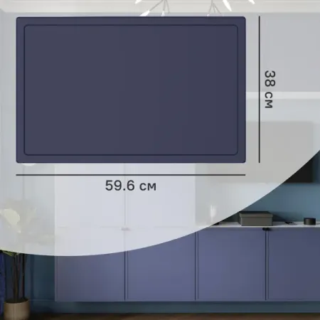 Дверь для шкафа Лион Амьен 59.6x38x1.9 см МДФ цвет индиго универсальный 3d на автомобильное сиденье для subaru forester outback xv impreza levorg legacy wrx liberty tribeca аксессуары для интерьера