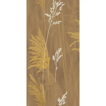 Декор настенный Azori Forest Pampas 2 31.5x63 см матовый цвет коричневый/жёлтый/бежевый