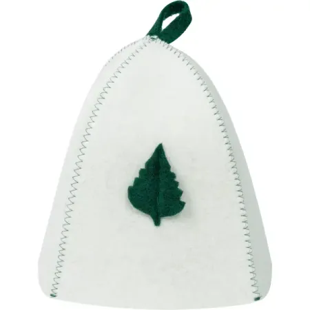 Шапка для бани Невский Банщик Лист с аппликацией фетр шерстяная шапка ведьмы хэллоуин