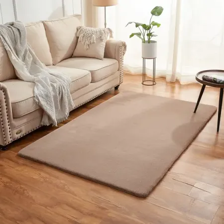 Ковер полиэстер Bingo 120x180 см цвет кофейный