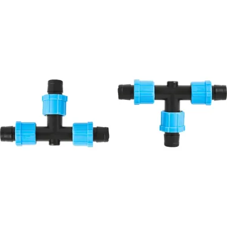 Тройник для капельной ленты BOUTTE, 16 мм 2 шт.