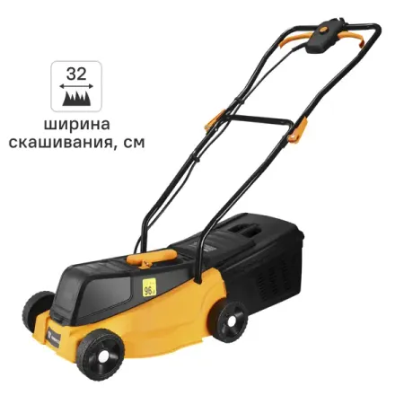 Газонокосилка аккумуляторная бесщеточная Deko DKLM20V 20 В 32 см 1x4 Ач АКБ и ЗУ входит в комплект nanwei 21в аккумуляторная газонокосилка
