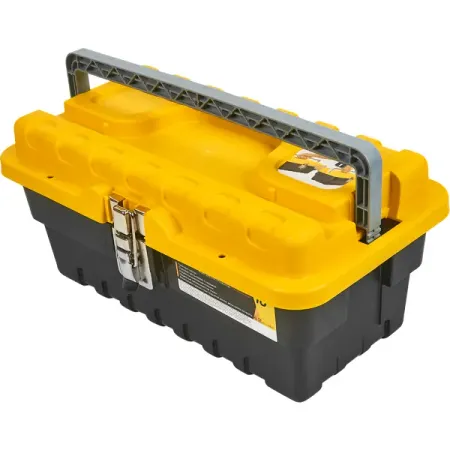 Ящик для инструментов Zalger Strongo Metal 16 дюймов 395x177x210 мм, металл шнек для льда m4yc 6 дюймов