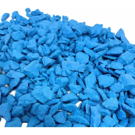 Камень окрашенный цвет синий 10 кг синий агат необработанный камень