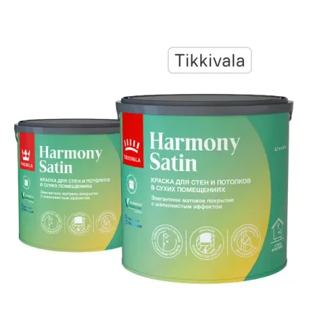 Краска для стен и потолков Tikkivala Harmony Satin моющаяся матовая цвет белый база А 2.7 л надежда юрьевна погорелова окружающий мир тетрадь учебных достижений к учебнику а а плешакова окружающий мир 1 класс в 2 х частях