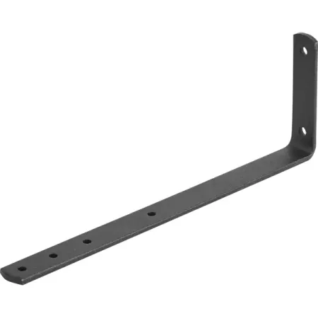 Кронштейн мебельный 4x20x80x240 мм цвет черный пластиковые мини крючки s образной формы