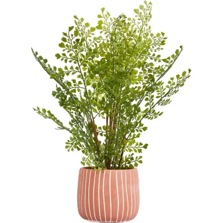 Искусственное растение Папоротник в 48x13 см пластик искусственные стебли листьев эвкалипта зеленые пластик