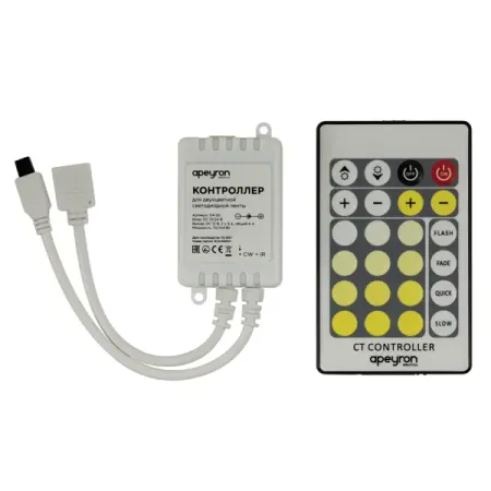 Контроллер для ленты LED Apeyron 12/24 В 72/144 Вт veromount skydance wt5 rgb контроллер