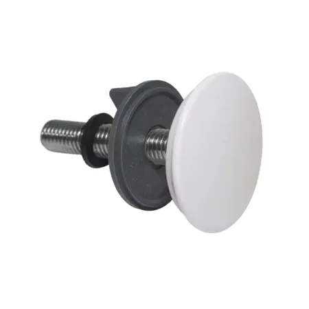 Заглушка декоративная для раковины Divino 695 BI цвет белый пластиковая декоративная крышка переливного отверстия