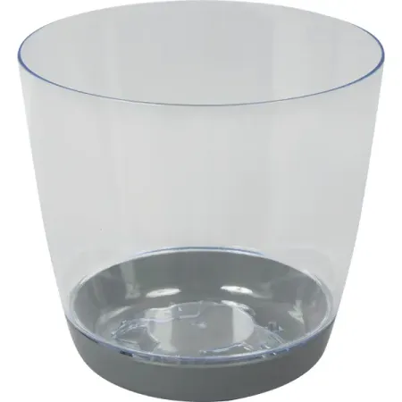 Кашпо Idea Орхидея ø14 h13 см v1.5 л полистирол прозрачный