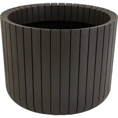 Кашпо Idea Шато ø38 h30 см v29 л полипропилен коричневый